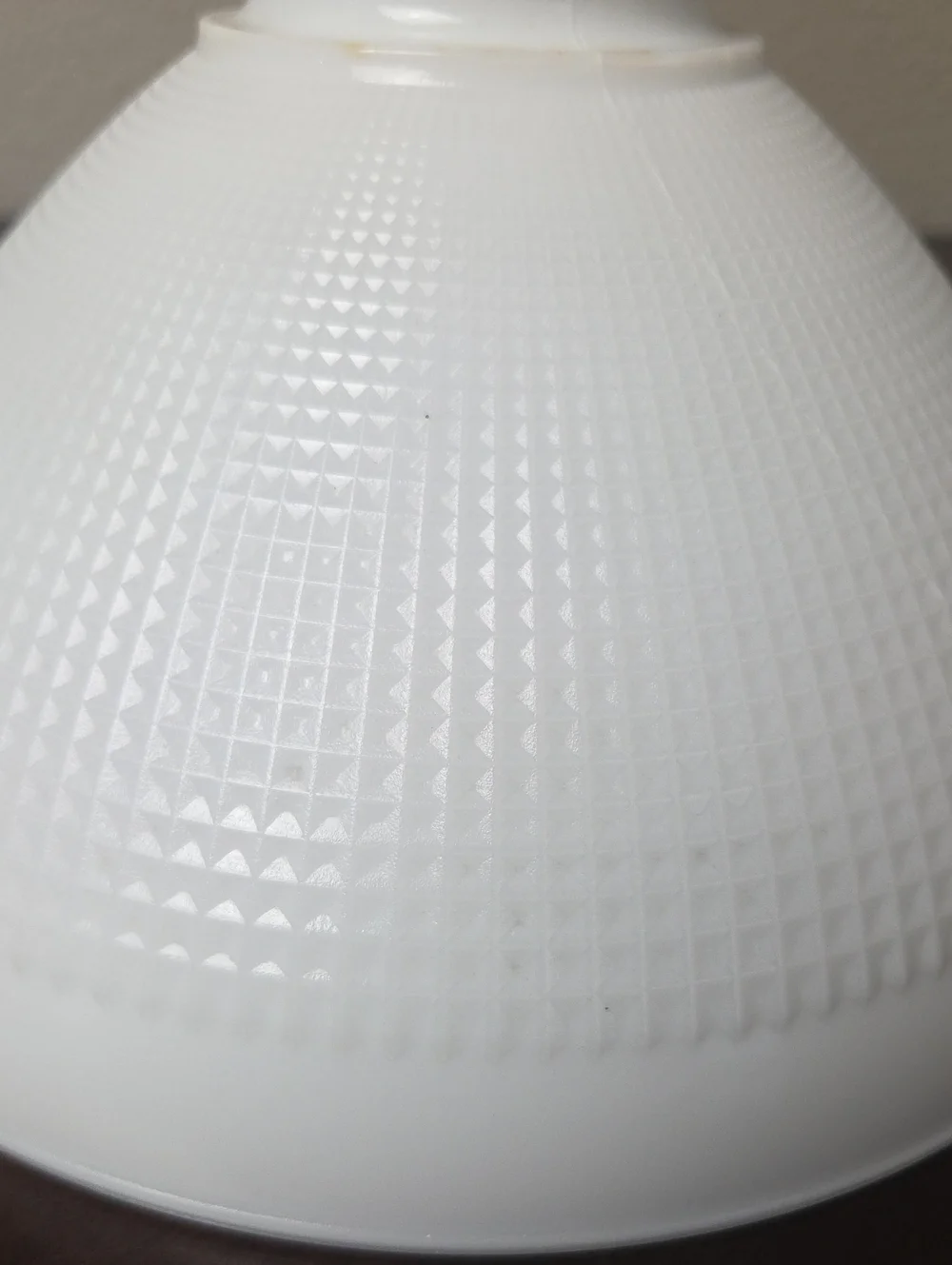 Vintage White Milk Glass Lamp Shade